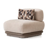 Michael Amini Bristol Point Modular - Fawn/Saddle Brown