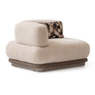 Michael Amini Bristol Point Modular - Fawn/Saddle Brown