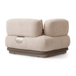 Michael Amini Bristol Point Modular - Fawn/Saddle Brown