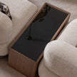 Michael Amini Bristol Point Modular - Fawn/Saddle Brown
