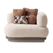 Michael Amini Bristol Point Modular - Fawn/Saddle Brown