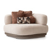 Michael Amini Bristol Point Modular - Fawn/Saddle Brown