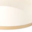 Michael Amini Gineverra Rectangular Cocktail Table - Ivory/Gold