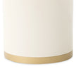 Michael Amini Gineverra Round Cocktail Table - Ivory Gold