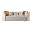 Michael Amini Gineverra Sofa - Biscotti/Ivory Gold