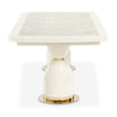 Michael Amini Lisbon Double Pedestal Dining Table - Silken Cream