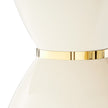 Michael Amini Lisbon Double Pedestal Dining Table - Silken Cream