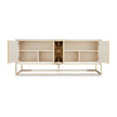 Michael Amini Madison Console - Glistening Gold