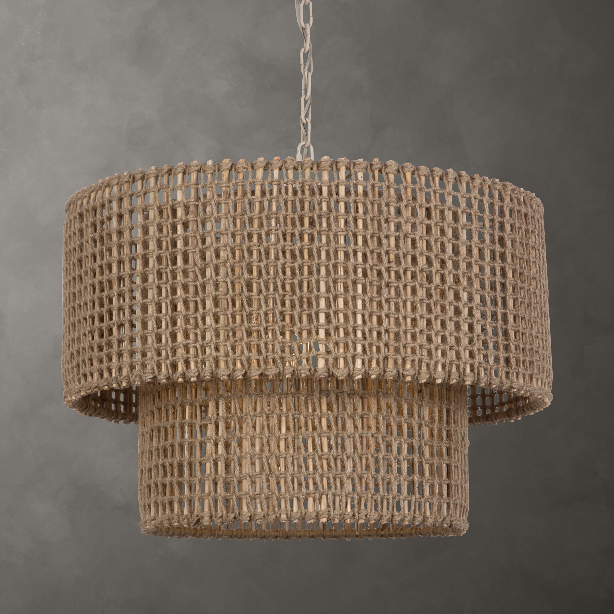 Uttermost Biswas Woven Jute 1 Light Pendant