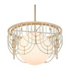 Uttermost Arches 1 Light Rattan Pendant