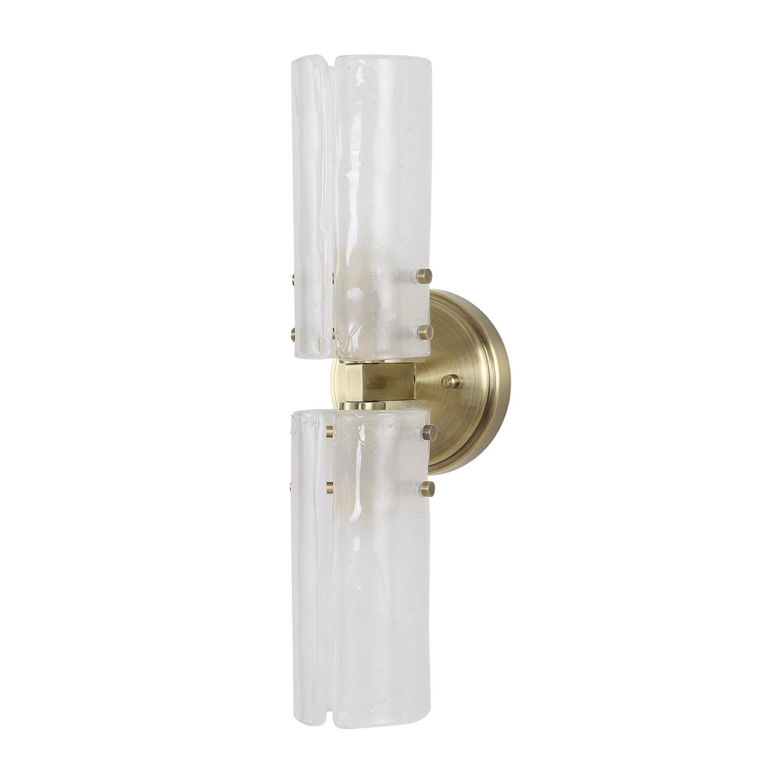 Uttermost Mistie 2 Light Glass Sconce