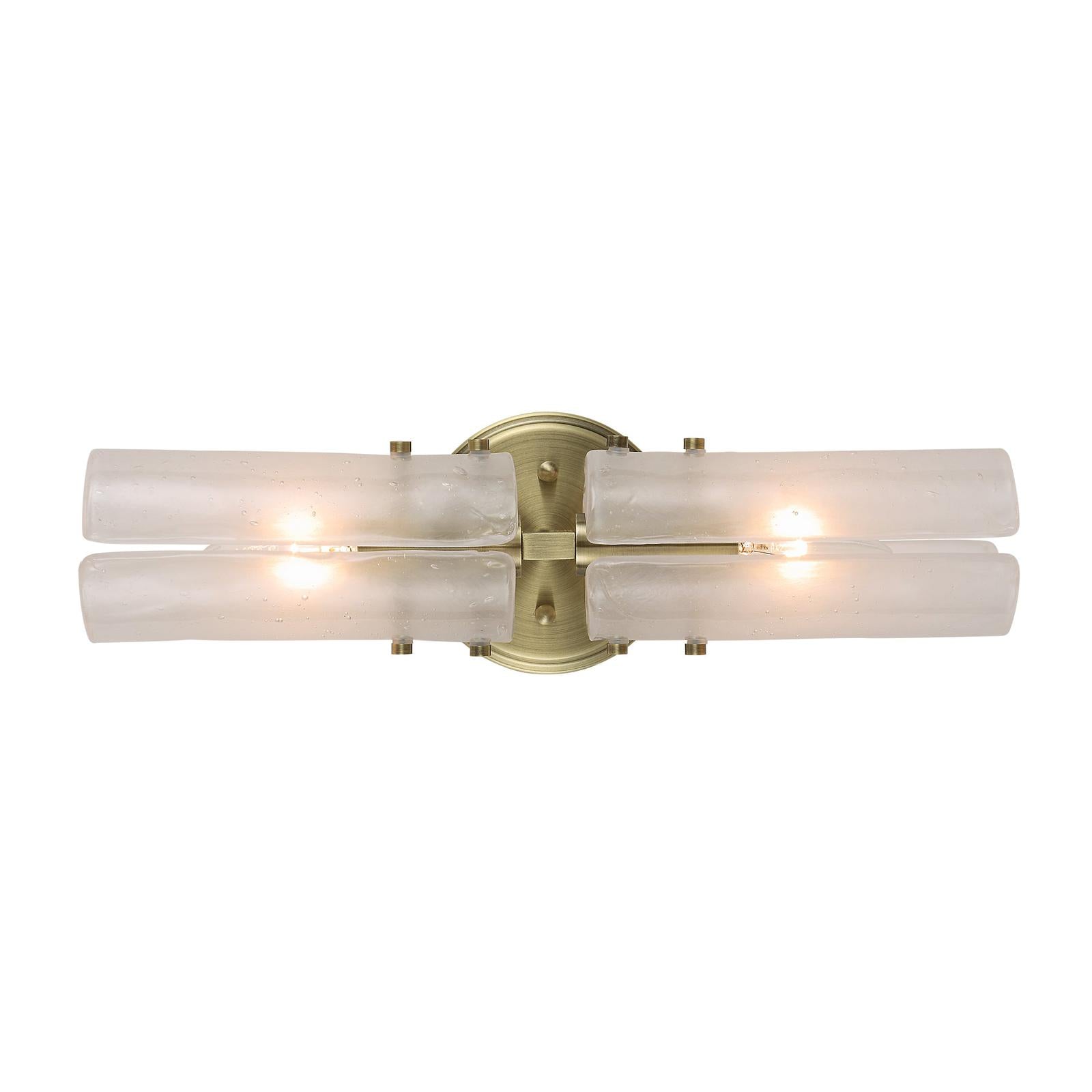 Uttermost Mistie 2 Light Glass Sconce