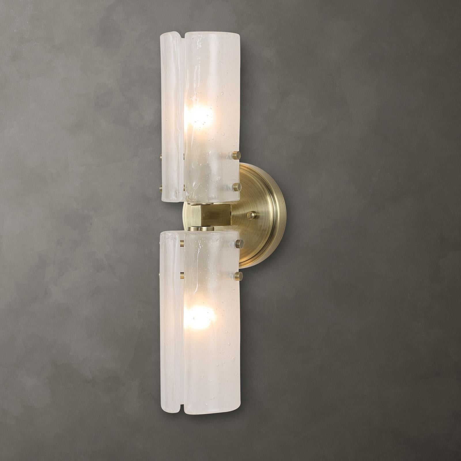 Uttermost Mistie 2 Light Glass Sconce