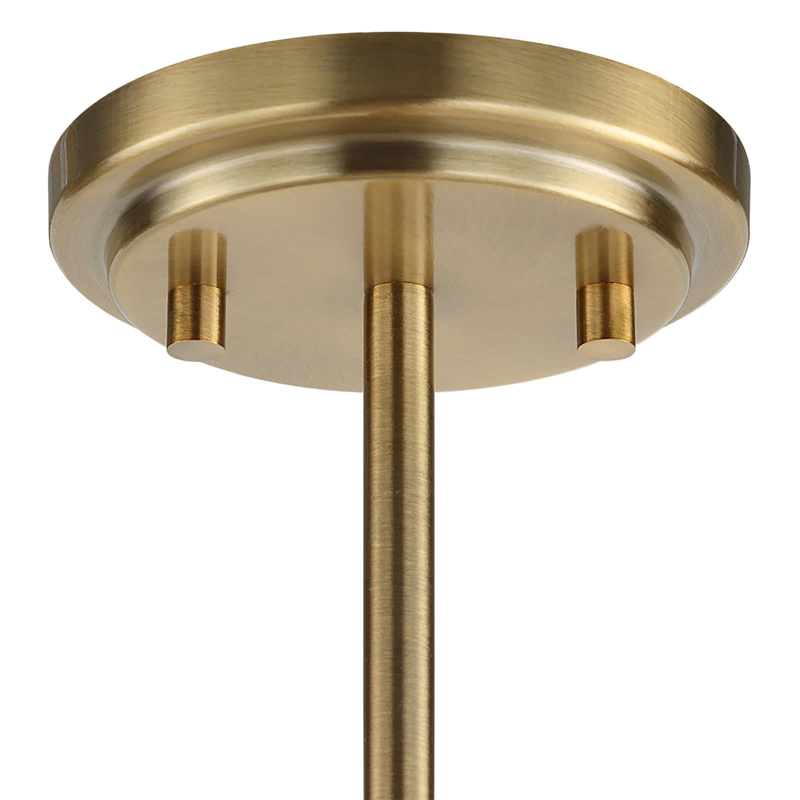 Uttermost Cret 12 Light Brass Chandelier