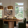 Uttermost Lemont Hammered Brass 1 Light Pendant