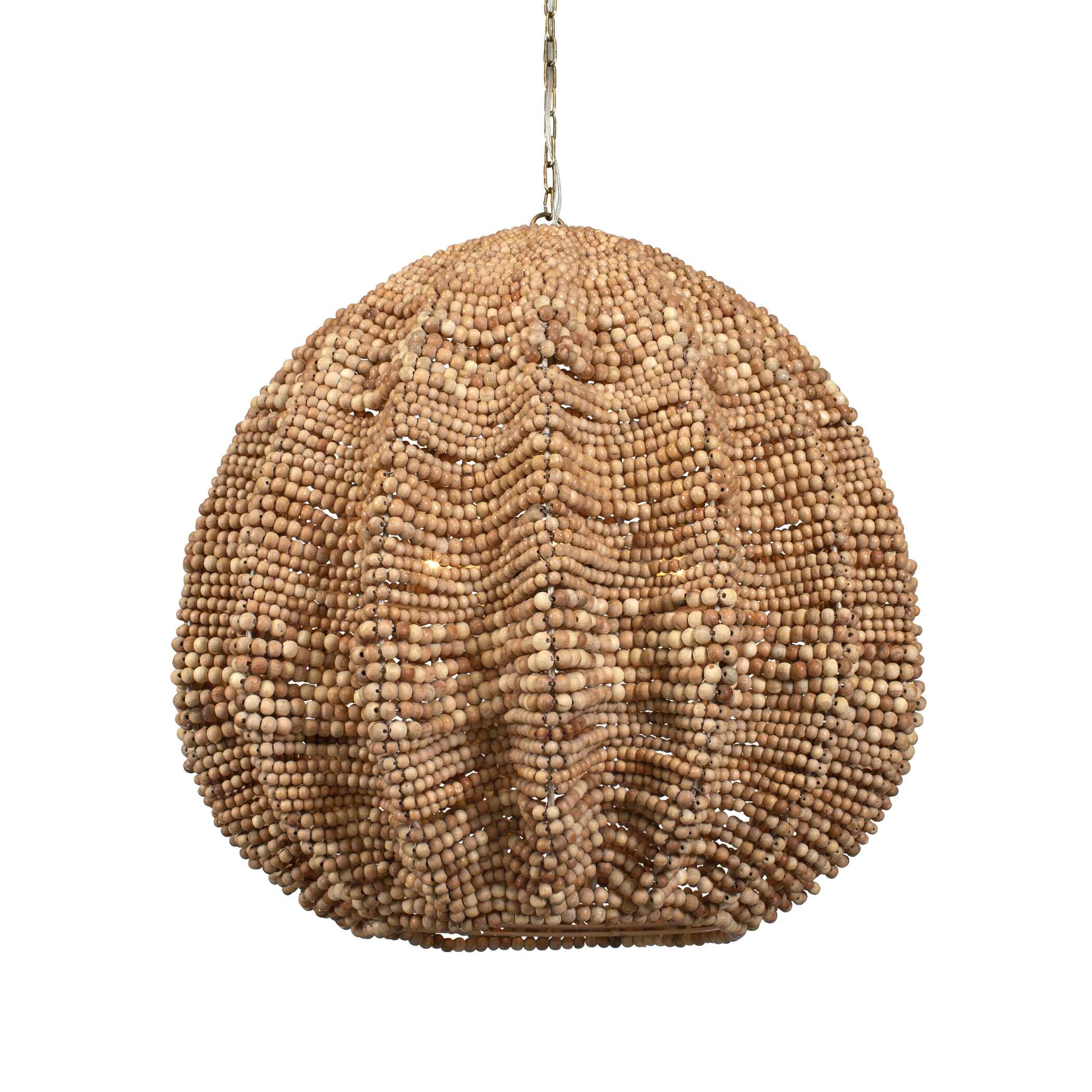 Uttermost Kauri Wooden Bead Pendant