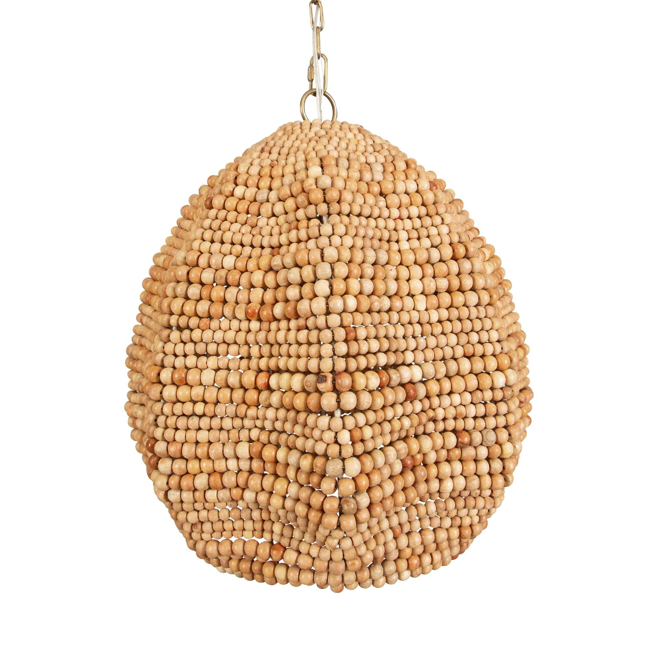 Uttermost Kauri Wooden Bead Pendant