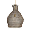 Uttermost Murmur Woven Brass 1 Light Pendant