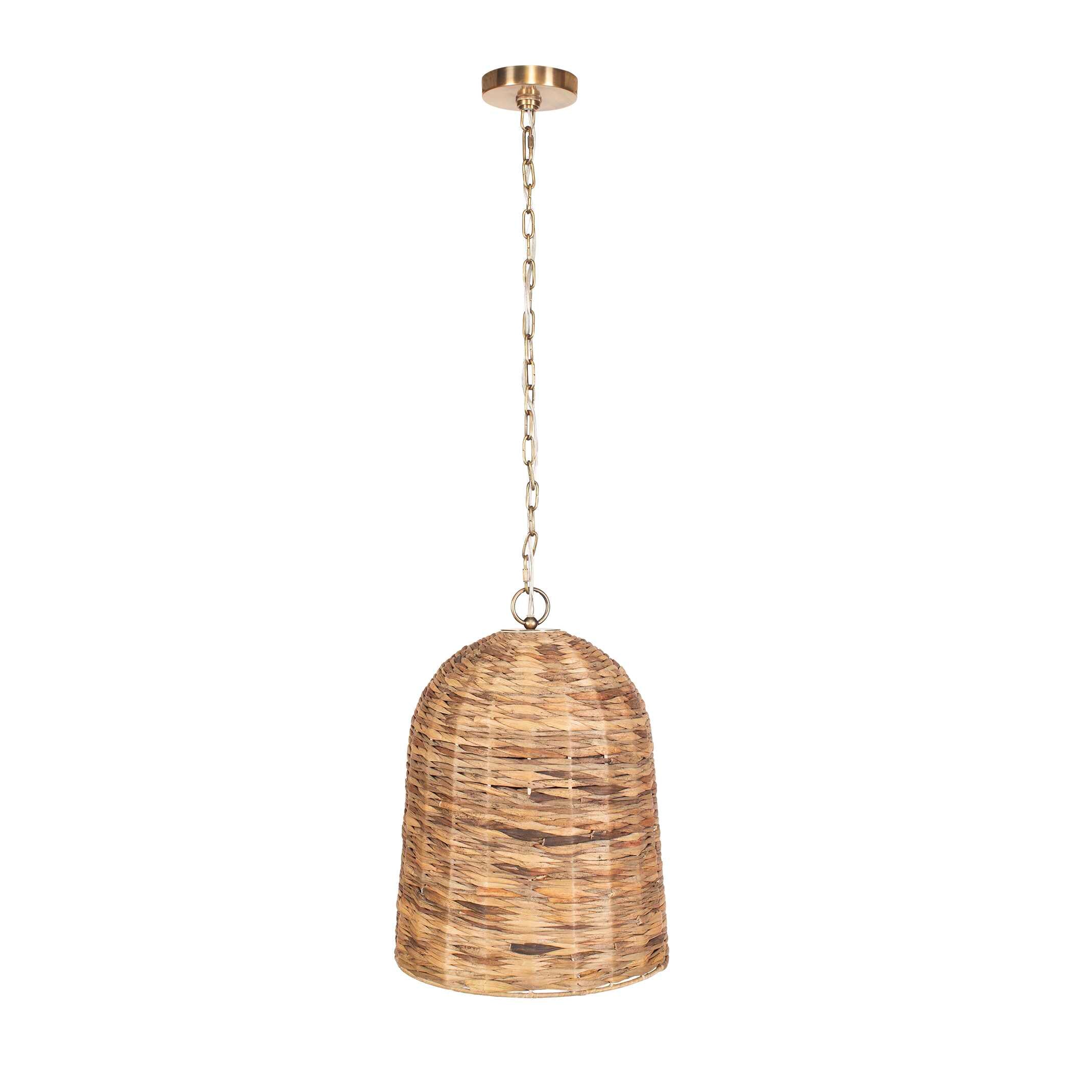 Uttermost Rotorua 1 Light Sea Grass Pendant