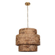 Uttermost Water Hyacinth 4 Light Woven Pendant