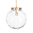 Uttermost Gaia 1 Light Watered Glass Pendant