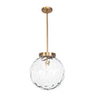 Uttermost Gaia 1 Light Watered Glass Pendant