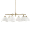Uttermost Biddeford White Beaded Pendant