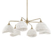 Uttermost Biddeford White Beaded Pendant