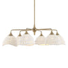 Uttermost Biddeford White Beaded Pendant