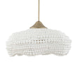 Uttermost Biddeford White Beaded Pendant
