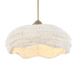 Uttermost Biddeford White Beaded Pendant