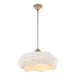 Uttermost Biddeford White Beaded Pendant