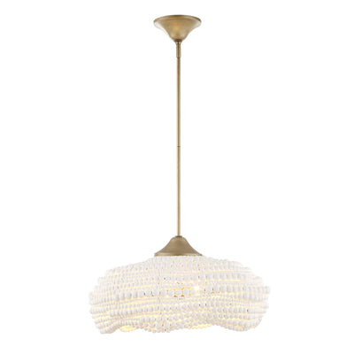 Uttermost Biddeford White Beaded Pendant