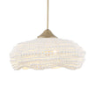 Uttermost Biddeford White Beaded Pendant