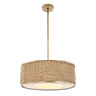 Uttermost Pinchot 4 Light Rattan Drum Pendant