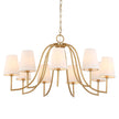 Uttermost Seville 9 Light Gold Chandelier