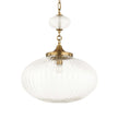 Uttermost Bellaire 1 Light Glass Shade Pendant