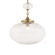 Uttermost Bellaire 1 Light Glass Shade Pendant