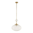 Uttermost Bellaire 1 Light Glass Shade Pendant