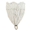 Uttermost Biddeford 1 Light White Beaded Sconce
