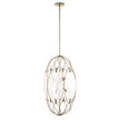 Uttermost Valencia 6 Light Glass Panel Pendant