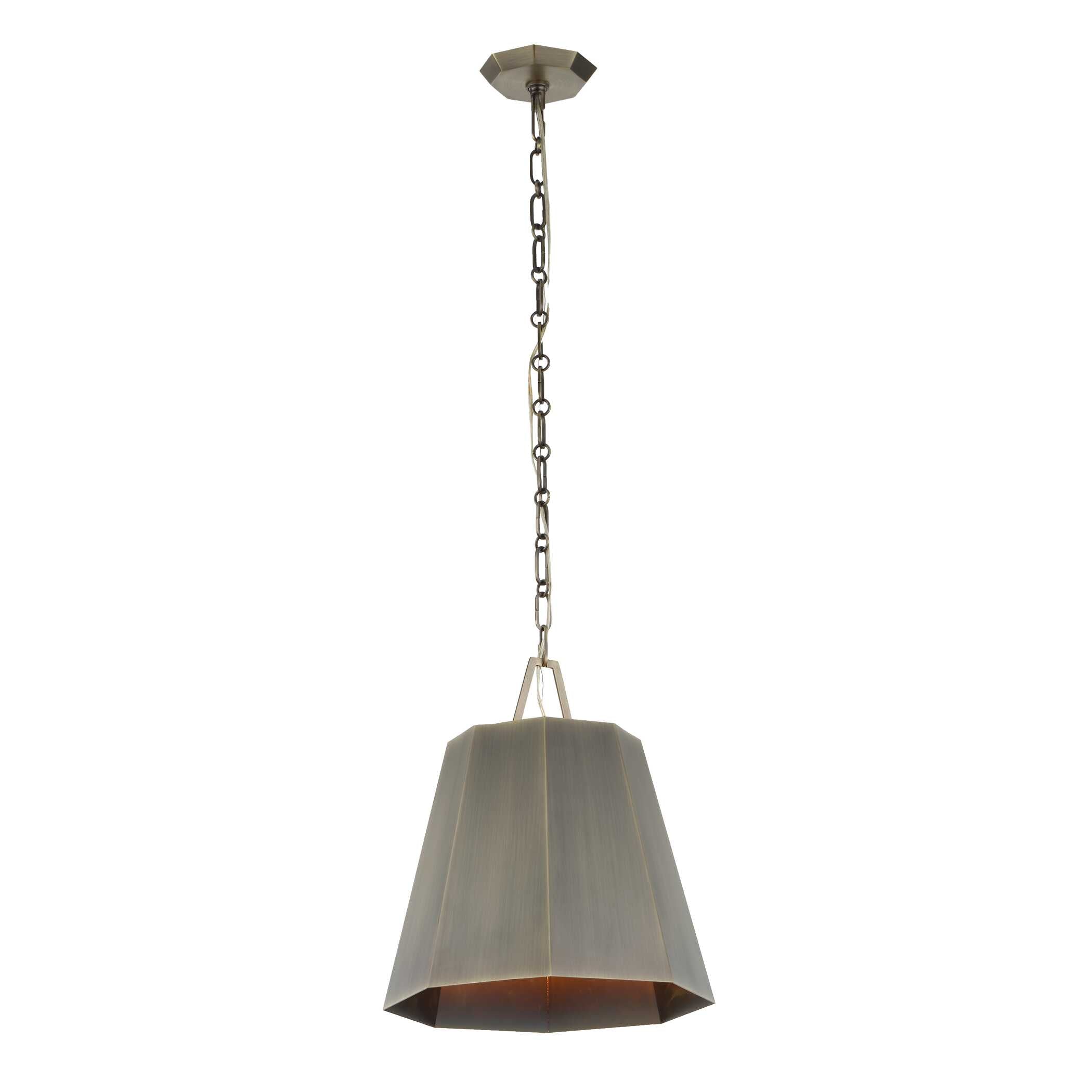 Uttermost Granada 1 Light Hexagon Pendant