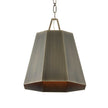 Uttermost Granada 1 Light Hexagon Pendant