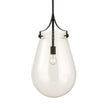 Uttermost Dewdrop 1 Light Glass Shade Pendant