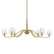 Uttermost Barcelona 6 Light Brass Chandelier