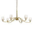 Uttermost Barcelona 6 Light Brass Chandelier