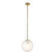 Uttermost Ripple 1 Light Frost Glass Pendant
