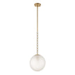 Uttermost Ripple 1 Light Frost Glass Pendant
