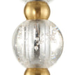 Uttermost Ripple 1 Light Frost Glass Pendant