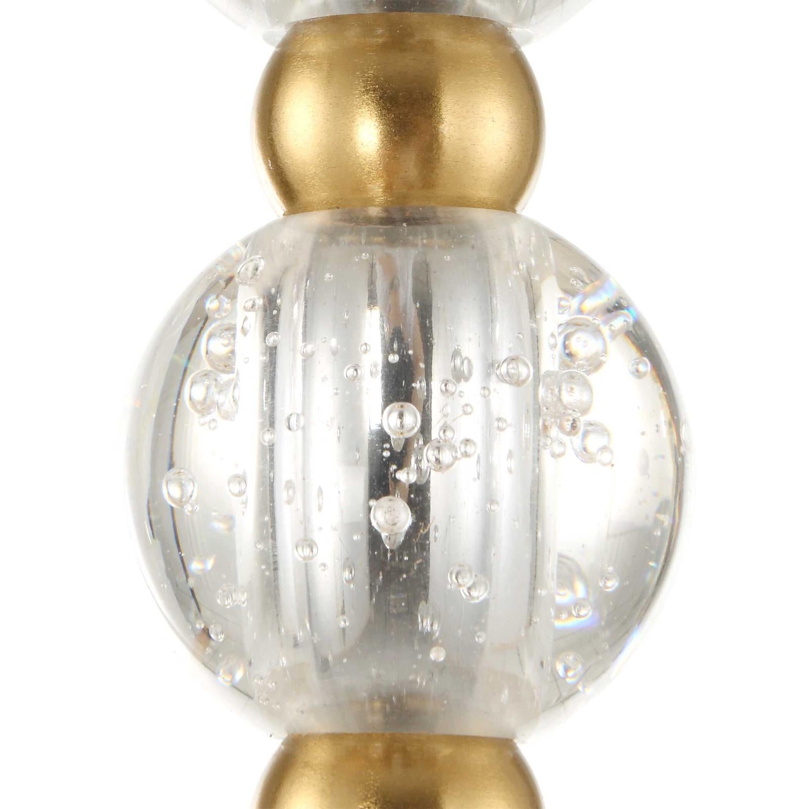 Uttermost Ripple 1 Light Frost Glass Pendant